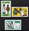Nigeria 1982 Robert Koch's Discovery of Tubercle Bacillus set of 3 unmounted mint, SG 431-33*