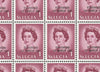 St Lucia 1967 unissued 1c crimson with Statehood overprint in black complete sheet of 100 unmounted mint folded along central perfs (see note after SG 240). Note, this sheet also includes the constant variety 'Flaw on L' on stamp R4/6