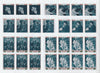 Ajman 1971 Albert Schweitzer perf set of 6 (Mi 801-806A) each in complete sheets of 8 unmounted mint