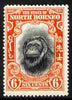 North Borneo 1931 50th Anniversary 6c Orang-Utan mounted mint, SG 296