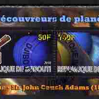 Djibouti 2010 Planets & Sir John Couch Adams perf sheetlet containing 2 values fine cto used