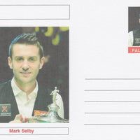 Palatine (Fantasy) Personalities - Mark Selby (snooker) postal stationery card unused and fine