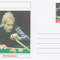 Palatine (Fantasy) Personalities - Neil Robertson (snooker) postal stationery card unused and fine