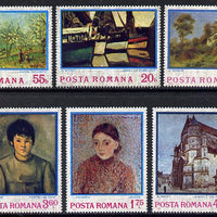 Rumania 1974 Impressionist Paintings set of 6 unmounted mint, SG 4056-61, Mi 3175-80