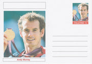 Palatine (Fantasy) Personalities - Andy Murray (tennis) postal stationery card unused and fine
