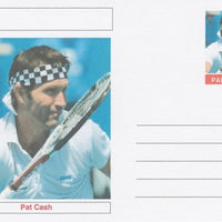 Palatine (Fantasy) Personalities - Pat Cash (tennis) postal stationery card unused and fine