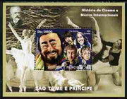 St Thomas & Prince Islands 2010 The Beatles & Pavarotti perf souvenir sheet unmounted mint. Note this item is privately produced and is offered purely on its thematic appeal