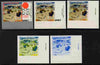 Yemen - Republic 1970 Sapporo Olympic Games - 3rd issue Olympic Village 7B the set of 5 imperf progressive proofs comprising 1, 2, 3, 4 and all 5-colour composites unmounted mint as Mi 1262
