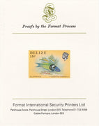 Belize 1984-88 Blueheads 15c def imperf proof mounted on Format International proof card as SG 773