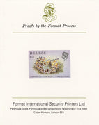 Belize 1984-88 Sea (Lettuce) Slug $2 def imperf proof mounted on Format International proof card as SG 779