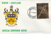 Staffa 1976 Scissor Tailed Flycatcher (Female) £8 value perforated & embossed in 23 carat gold foil on souvenir cover with first day cancel (Rosen 305b)