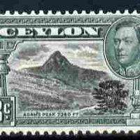 Ceylon 1938-49 KG6 Adam's Peak 3c P11.5 x 11 unmounted mint SG387d