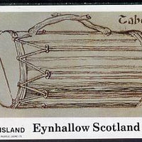 Eynhallow 1982 Early Musical Instruments (Tabor) imperf deluxe sheet (£2 value) unmounted mint