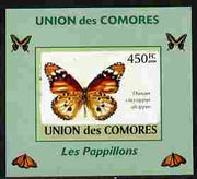 Comoro Islands 2009 Butterflies #4 individual imperf deluxe sheet unmounted mint. Note this item is privately produced and is offered purely on its thematic appeal, it has no postal validity