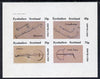 Eynhallow 1982 Early Musical Instruments imperf set of 4 values unmounted mint