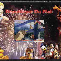Mali 2010 Disney Characters with Olympic Rings #1 imperf s/sheet unmounted mint. Note this item is privately produced and is offered purely on its thematic appeal