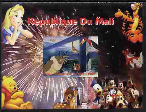 Mali 2010 Disney Characters with Olympic Rings #1 imperf s/sheet unmounted mint. Note this item is privately produced and is offered purely on its thematic appeal