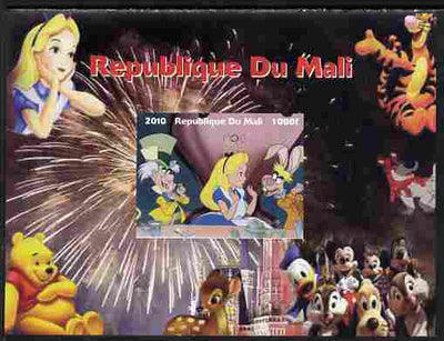 Mali 2010 Disney Characters with Olympic Rings #5 imperf s/sheet unmounted mint. Note this item is privately produced and is offered purely on its thematic appeal