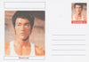 Palatine (Fantasy) Personalities - Bruce Lee (Martial arts actor) postal stationery card unused and fine