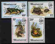 Montserrat 1972 Reptiles perf set of 4 unmounted mint, SG 291-94