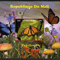 Mali 2010 Butterfles #6 perf s/sheet with Fungi & Scouts Logo unmounted mint. Note this item is privately produced and is offered purely on its thematic appeal