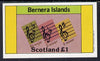 Bernera 1982 Musical Notes imperf souvenir sheet (£1 value) unmounted mint
