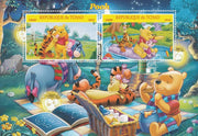 Chad 2016 Winnie the Pooh perf sheetlet containing 2 values unmounted mint. Note this item is privately produced and is offered purely on its thematic appeal. .