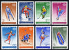 Rumania 1987 Calgary Winter Olympics set of 8, Mi 4418-25