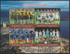Madagascar 2018 Football World Cup - (Brazil, Germany, France & England) perf sheetlet containing 4 values unmounted mint. Note this item is privately produced and is offered purely on its thematic appeal.