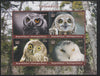Madagascar 2018 Owls perf sheetlet containing 4 values unmounted mint. Note this item is privately produced and is offered purely on its thematic appeal.