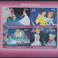 Madagascar 2018 Cinderella imperf sheetlet containing 4 values unmounted mint. Note this item is privately produced and is offered purely on its thematic appeal.