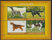 Madagascar 2018 Dogs perf sheetlet containing 4 values unmounted mint. Note this item is privately produced and is offered purely on its thematic appeal.