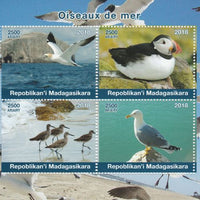 Madagascar 2018 Sea Birds perf sheetlet containing 4 values unmounted mint. Note this item is privately produced and is offered purely on its thematic appeal.