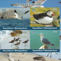 Madagascar 2018 Sea Birds imperf sheetlet containing 4 values unmounted mint. Note this item is privately produced and is offered purely on its thematic appeal.