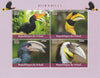 Chad 2018 Hornbill Birds perf sheetlet containing 4 values unmounted mint. Note this item is privately produced and is offered purely on its thematic appeal.