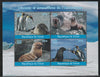 Chad 2018 Polar Birds & Animals perf sheetlet containing 4 values unmounted mint. Note this item is privately produced and is offered purely on its thematic appeal.