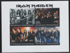 Madagascar 2018 Iron Maiden imperf sheetlet containing 4 values unmounted mint. Note this item is privately produced and is offered purely on its thematic appeal.
