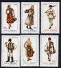 Rumania 1969 Provincial Costumes #2 set of 6 unmounted mint, SG 3617-22, Mi 2739-44*
