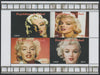 Chad 2013 Marilyn Monroe perf sheetlet containing 4 values unmounted mint. Note this item is privately produced and is offered purely on its thematic appeal, it has no postal validity
