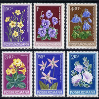 Rumania 1979 Protected Flowers set of 6 unmounted mint, Mi 3581-86