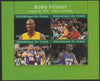 Chad 2020 Kobe Bryant (Basketball) perf sheetlet containing 4 values unmounted mint