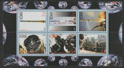 Komi Republic 1998 Space Exploration perf sheetlet containing complete set of 6 unmounted mint