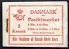 Denmark 1939 Numeral & Queen Alexandrine 2k booklet, rusting around staple otherwise complete and fine SG SB21