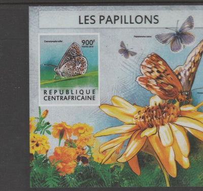 Central African Republic 2015 Butterflies #7 imperf s/sheet unmounted mint. Note this item is privately produced and is offered purely on its thematic appeal