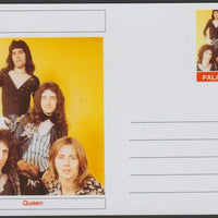Palatine (Fantasy) Personalities - Queen (pop group) postal stationery card unused and fine