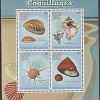 Madagascar 2015 Shells perf sheet containing 4 values unmounted mint