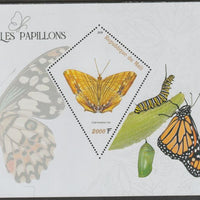 Mali 2019 Butterflies perf deluxe sheet containing one diamond shaped value unmounted mint