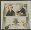 Congo 2019 Freemasons - Joseph Haydn perf sheet containing two values unmounted mint
