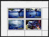 Angola 2004 Whales perf sheetlet containing 4 values unmounted mint. Note this item is privately produced and is offered purely on its thematic appeal