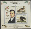 Benin 2016 Alexander Wilson - Birds perf sheet containing three values unmounted mint